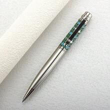 1pc Classic Metal Ball-Point Pen, 0.7mm Tip, Elegant Office & School Supplies Stationery Ballpoint Pen - 3010P - View 12