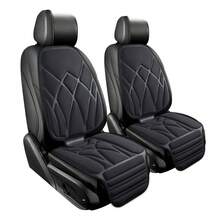 1pc Comfortable Business Car Front Seat Cushion Cover, Universal Car Interior Seat Pad