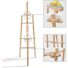 Wooden Easel Stand Sign And Painting - Adjustable Artist Easel Adults - Home Wedding Display, Art Easel With Canvas Holder Studio, Classroom - 裝飾藝術 - 查看 6