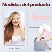 Monitor Selfie para Vlog  Calidad de Cámara Trasera  Kit de Video para Redes Sociales  Accesorio para Creadores de Contenido  Para iOS y Android Portátil para Viajes - Rosa - Ver 11