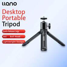 Llano Desktop Mini Ball Head Tripodwith Aluminum Alloy 360° Panoramic Ball Head Tripod - one-size - View 2