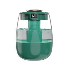 1. Quiet Ultrasonic Humidifier With Warm Night Light, Large Capacity USB Portable Desktop Mist Maker, Suitable For Bedroom And Office, Dual Nozzles, Water Level Display, Button Control, Max Water Tank Capacity 84.54 Oz, Coverage Area Less Than 108 Sq Ft, Max Humidification 10.14 Oz/Hr, No Battery Required - Modern Design