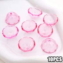 beadia 10pcs 22mm Acrylic Transparent Bell Caps, Jellyfish Bell Covers, DIY Keychain, Pendant, Phone Strap Accessories, Multi-Color Options, Suitable For DIY Wind Chimes, Car & Home Decor Crafts, Bead Caps, DIY Jewelry Making Materials And Craft Supplies - Wind Chime Cover - View 12