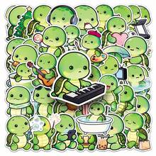 50pcs/Pack Retro Aesthetic Turtle Meme Stickers, Reusable Decorative Stickers With Inspirational Quotes, Vibrant Colors, Asymmetrical Shapes, Suitable For Water Bottles, Laptops, Skateboards, Notebooks, Scrapbooks And Party Supplies | Graffiti Style | Stickers, Fun Stickers - Multicolor - View 5