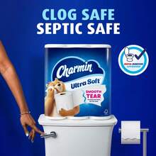 ❤️ Charmin Ultra Soft Septic-Safee Toilet Paper Toilet Paper, Toilet Rolls, Bathroom Tissue, Tissue Paper, Facial Tissue, Kitchen Roll, Wet Wipes, Jumbo Roll, Mini Pack, Skin-Friendly, Unscented,  Flushable, Bamboo Paper, Virgin Wood Pulp, Household Essentials, Bathroom Supplies, Office Supplies,Kitchen,Household Items,Bathroom,Papel De Baño,Paper Towels,Angel Soft Toilet Paper,Family Essentials,Super Absorbent - 彩色 - 查看 7