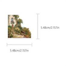 50-Pack YWWBLD Vintage Countryside Stickers, American Style, Creative Simple Design, For Scrapbooking, Phone Cases, Laptops, Tablets, Skateboards, Guitars, Party Favors, Luggage, Gift Boxes, Water Bottles, Helmets Decor - 50 cái/bộ - Xem 8