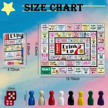 Drinking Board Games Adults Party - Fun Game Night Games Groups Adult, Night Bachelorette Party Drinking Games, Waterproof, 2 - 8 Players, Ages 21+ 2 - 8 Players - 最初的 - 查看 3