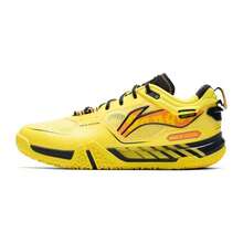 LI-NING Unisex Badminton Shoes, Lightweight, Comfortable, Shock-Absorbing, Casual Sports Shoes AYAV001-2 - Fluorescent Yellow - View 1