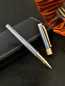 Customized Metal Signature Pen With Name Or Logo, Includes Gift Box, Personalized Ballpoint Writing Pen For Office, Teachers, Students And Professionals, Graduation Gift - Multicolor - View 6