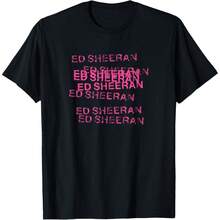 Ed Sheeran Repeating Logo T-Shirt - màu đen - Xem 1