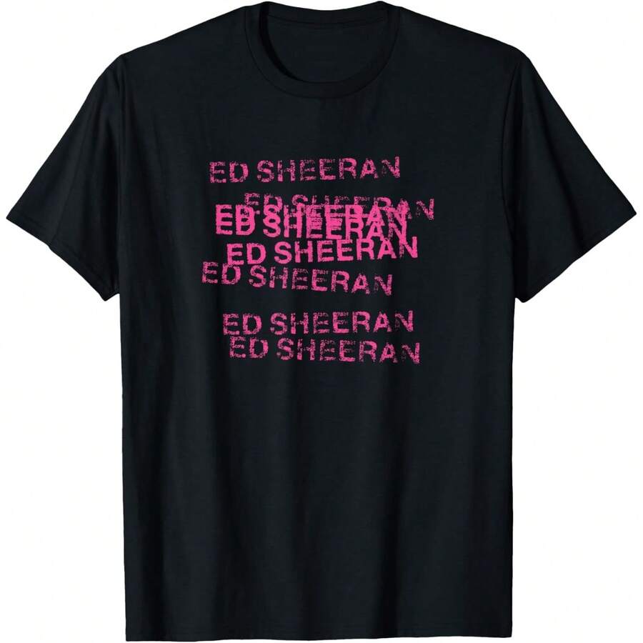 Ed Sheeran Repeating Logo T-Shirt - màu đen - Xem 1