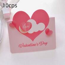 2026年情人节心形贺卡，我爱你鲜花，节日情人节贺卡，爱情留言，小卡片，婚礼床上用品，情侣用品，情人节礼物，派对用品，新年礼物。 - 彩色 - 查看 11