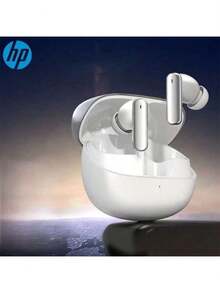 PHILIPS 惠普新款无线蓝牙耳机：入耳式，迷你设计，适用于游戏和跑步，支持主动降噪，兼容手机和电脑，H23C - 白色 - 查看 4