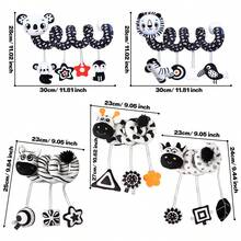 Juguete de espiral de alto contraste blanco y negro para cochecito y asiento de coche para bebés - Juguete de peluche para desarrollo sensorial y actividades en la cuna - Suave y educativo