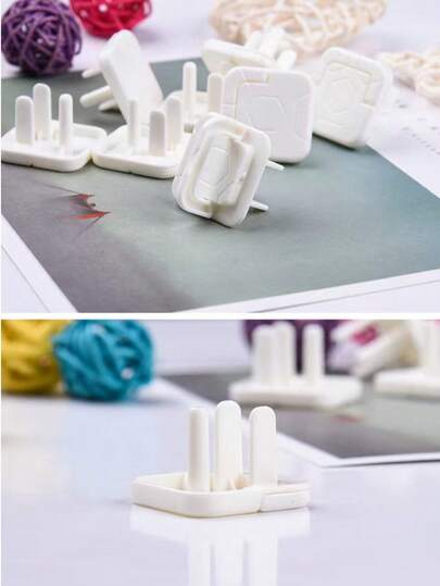 美标插座盖，带隐藏式拉手，防止婴儿触碰并保护电源插头，适合婴儿派对、家庭装饰和礼物。