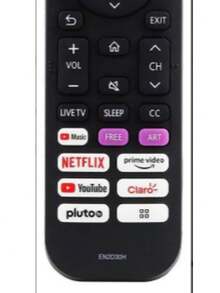 Control remoto universal para televisión compatible con múltiples marcas 7045 - Negro - Ver 3