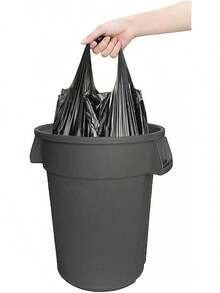 Bolsa para Basura, Bolsa Negra, Bolsas de plastico, Biodegradables,% Recicladas, Gruesas, De Alta Calidad, Paquete de 3 Kg, Bolsas Ave (jumbo) - Chica 25x40 - Ver 7