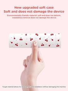 1个可爱樱桃波点图案保护壳，兼容Switch2 (2025)/Switch NS/Switch OLED/Lite，Switch/Switch 2游戏机配件，全套包含收纳袋、卡槽底座，Switch玩家的最佳礼物 - 彩色 - 查看 6