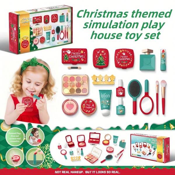 A Role-Playing Simulation Makeup Set For Girls Simulation Play House Toys, Non-Applicable, No Liquid, Only Simulate The Appearance Of Cosmetics (Accessories Colors Are Random)