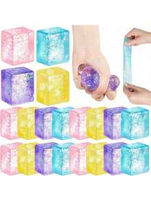 1/2/4/6 viên đá phát sáng - Đồ chơi giảm căng thẳng nhiều màu sắc, phù hợp cho người lớn và trẻ em, bóng bóp vui nhộn, giúp giảm căng thẳng, quà tặng ngày lễ và sinh nhật, quà tặng tiệc tùng hoàn hảo, quà tặng giỏ quà Phục Sinh. - Nhiều màu - Xem 5