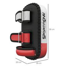 SPORTNOW Kickboxing Training Pads, Muay Thai Punching Pads With Synthetic Leather Cover, Ideal For Training And Fitness