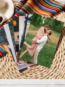 5 piezas/10 piezas/15 piezas Impresiones de fotos personalizadas, sube tu imagen para personalizar, impresión de fotos, tarjetas de fotos de boda, impresiones de fotos conmemorativas, pequeños regalos, tarjetas de anuncio de boda, regalos del Día de San Valentín, Día de la Madre, cumpleaños, Día del Niño, ceremonia de graduación, boda, Día del Padre, celebración de inauguración de la casa, escuela - Multicolor - Ver 8