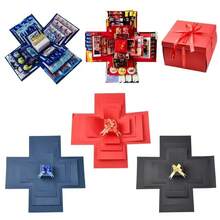 DIY Surprise Explosion Gift Box Birthday Gift Box Surprise Explosion Box Candy Wedding Birthday Surprise Box For Birthdays Valentine's Weddings - Multicolor - View 3