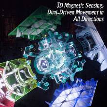 WRM V9 3D Magnetic Levitation Magic Cube, A High-Tolerance, High-Fault-Tolerance, Competition-Grade, Stress-Relieving Puzzle Toy, A Christmas, Halloween, Or Birthday Gift. - 彩色 - 查看 9