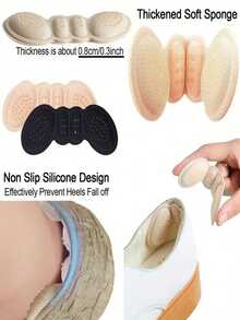 Double-Layer Insoles (1/2/4 Pieces Per Pack) For Plus-Size Shoes, Including Loose-Fitting Shoes And Women's Shoes. Soft Insoles, Anti-Slip Protective Pads, Padding For Sneakers And High Heels, Height-Increasing Insoles, Heel Support, Women's Shoe Trees, Relief For Heel Pain, Insoles, Sole Pads, Foot Pads, Heel Protectors, Toe Pads Insulation, Galentines, Puppy, Carnival