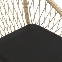 Outsunny 3 Piece Rattan Garden Furniture Set, Balcony Furniture Set With Coffee Table And 2 Chairs, Seating Set With Cushions, Weather Resistant, Polyester, Yellow - 1 - View 3