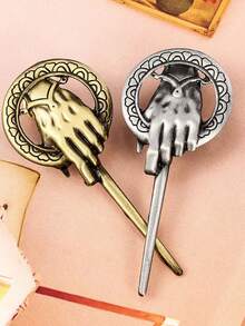 King's Hand Inspired Lapel Pin, Authentic Movie Prop Jewelry - Multicolor - View 4