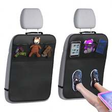 1PC Car Seat Back Protector Pad For Baby - Anti-Kick Mat, Universal Fit, Black Kick Pad For Car Seat Interior Protection - Multicolor - View 13