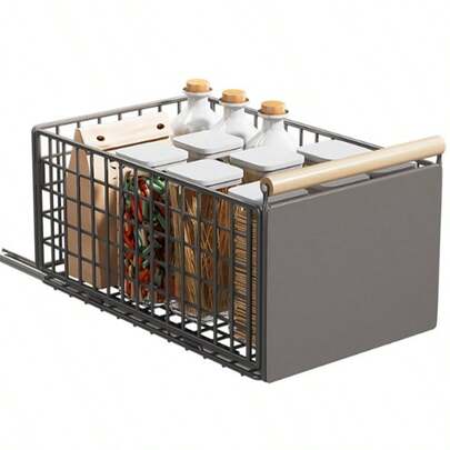 Pull Out Cabinet Organizer - Multifunctional Sliding Storage For Kitchen Pantry