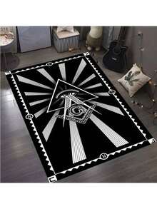 1 Stück Spielkarten Muster Teppich, geeignet für Wohnzimmer, Schlafzimmer, Unterhaltungsbereich Bodenbelag, Bar Dekoration Teppich, Spielzimmer Teppich, perfekt für Party Dekoration - Verschiedenfarbig - Übersicht 33