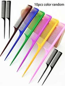 10支装尖尾梳，高品质美发造型梳，分缝梳，必备护发工具