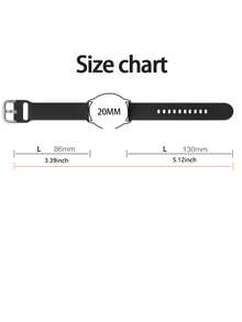 适用于 Amazfit Bip S 智能手表的 20 毫米运动硅胶表带，也适用于 Amazfit GTS 4/2 Mini/3/2E 手环、Bip U/U Pro/GTR 42 毫米表带，兼容华为 Watch2/Watch2 Por GT 3 GT2 42 毫米表带，兼容三星 Galaxy Watch 7/6/5/4/3 Active S2、MOTO 360、荣耀 Watch Magic。 - 20mm - 查看 3