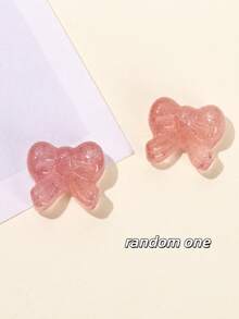 1件天然鸽血红/浅草莓石英蝴蝶/玫瑰花/狐狸/熊形吊坠，疗愈水晶，带来情感祝福和正能量，适合DIY珠宝制作、手链、项链和其他艺术饰品 - 彩色 - 查看 33