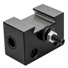 6PCS Black Wedge Type Quick Change Tool Post Set  Adjustable For Facing Grooving Cutting Off Knurling - Black - View 10