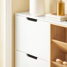 SoBuy Shoe Cabinet FSR183-WN - White - View 8