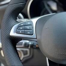手工真皮方向盘套，适用于奔驰C300、C400、CLA250、CLS400、CLS550、GLC300 - 38公分 - 查看 2