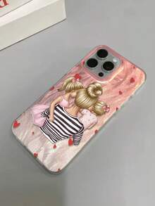 彩绘简约时尚防摔超柔软硅胶手机壳，兼容 17/17 Pro/17 Pro Max/16/15 XR/7/8/16 Pro Max/13/13 Pro Max/14 Pro Max、Galaxy S25/S25 Plus/S25 Ultra、A16/A36/A26/A56、S24 - 彩色 - 查看 1