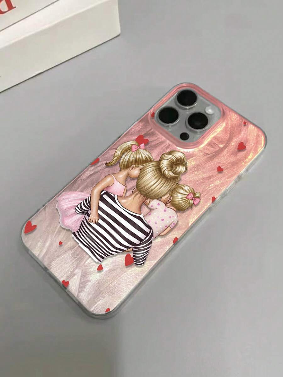 彩绘简约时尚防摔超柔软硅胶手机壳，兼容 17/17 Pro/17 Pro Max/16/15 XR/7/8/16 Pro Max/13/13 Pro Max/14 Pro Max、Galaxy S25/S25 Plus/S25 Ultra、A16/A36/A26/A56、S24 - 彩色 - 查看 1