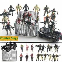 10厘米可动特种部队军事人偶套装，精英反恐特种部队，僵尸模型玩具，反恐士兵模型，可动武器，僵尸玩偶模型 - 彩色 - 查看 12