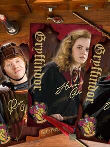 Harry Potter 7張海報「Wanted」系列，經典電影美學周邊電影海報，日報風格，適合DIY相框背景，走廊、臥室、辦公室、客廳牆面裝飾，返校季 - 彩色 - 查看 2