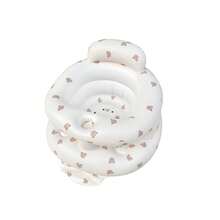 Inflatable Seat For Babies 3-36 Months, With Guardrail And Built-In Air Pump, Inflatable Floor Seat With Backrest, Inflatable Sit-To-Stand Chair For Home Use, Foldable Baby Seat - Bath And Play Seat, Portable Cushion, PVC Floor Seat, For Sitting Training