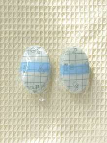 20/40/60pcs/Pack Baby Waterproof Ear Pad Sticker Core For Infant Ear Protection During Bathing, Newborn Shower Cap To Prevent Ear From Water, Swimming Waterproof Earplugs, Children's Bathing Ear Cover To Prevent Water From Entering The Ear, And Children Swimming Ear Protector - White - View 9