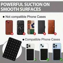 1 Giá đỡ điện thoại silicon hình bạch tuộc, giá đỡ điện thoại hai mặt có giác hút, phụ kiện điện thoại rảnh tay, giá đỡ chắc chắn để chụp ảnh tự sướng và quay video, tương thích với iPhone, điện thoại Android, quà tặng sinh nhật, gia đình, bạn bè, giá đỡ điện thoại, chân đế điện thoại tương thích với iPhone, điện thoại Android, quà tặng sinh nhật, gia đình, bạn bè, quà tặng sinh nhật, giá đỡ dính phòng tắm - Trong sáng - Xem 6