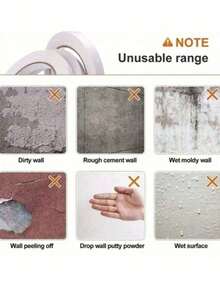 10 Rolls Double-Sided Tape, Durable DIY Essential Double-Sided Tape, Waterproof, Reusable, Suitable For Scrapbooking, Gift Wrapping, Crafts, Office & School Supplies - White, Compatible With Plastic Surfaces. Can Be Used For Photo Albums, Homemade Photos, Gift Wrapping, Paper Storage Boxes, Office, Back To School, Parties, Map Making, Etc. Easy To Remove, No Residue Left. Color And Style Shipped Randomly. - White - View 10