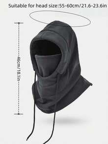 1pc Unisex 3-In-1 Warm Hat + Mask + Neck Gaiter, Versatile Ski Hat For Cycling, Outdoor Activities, Daily Life, Commuting, Great Gift For Dad, Family, Friends, Lovers, Autumn/Winter Accessory, Men's Winter Outfit, Winter Headwear - Multicolor - View 5