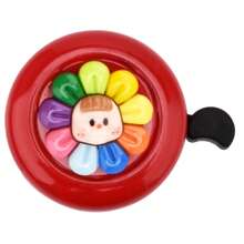 Aluminum Bicycle Bell, Crisp And Loud Sound, Flower Bicycle Bell Warning Bell, Suitable For Bicycle, Scooter - Multicolor - View 12